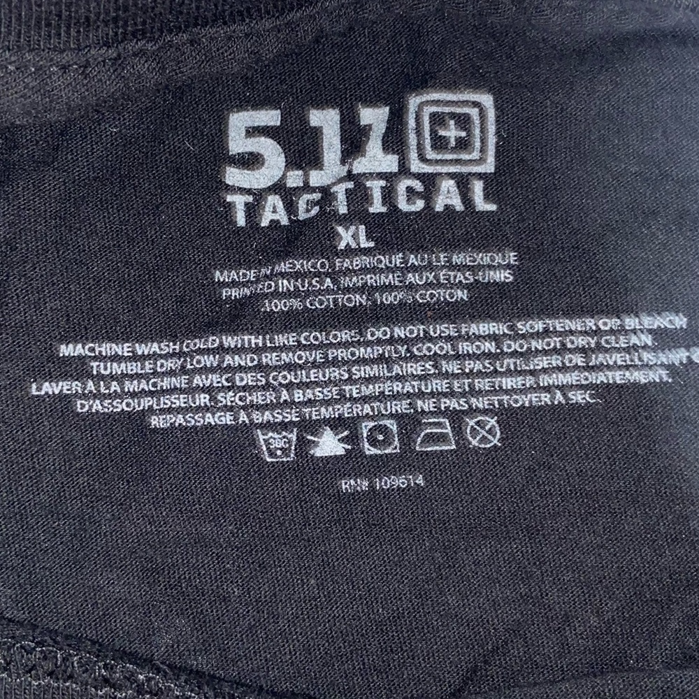 5.11 Tactical Gear - Always Be Ready T Shirt.  X-Large NWOT - Picture 4 of 6